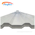 colorful plastic wall PVC corrugated hollow sheet